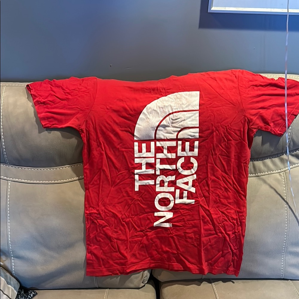 The North Face Red Short Sleeve Tee